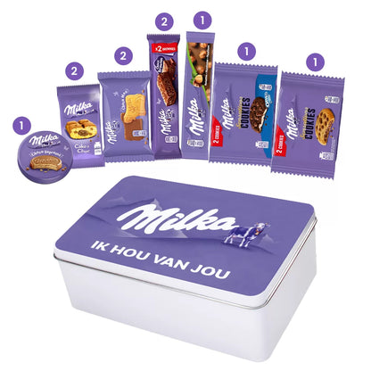 Milka Mix Collection Box "Ik hou van jou" - 429g