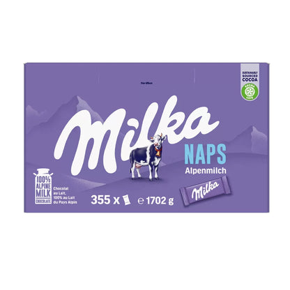 Milka Naps melk - melkchocolade voor bij de koffie - 1700g