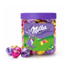 Milka paaseitjes in herbruikbare bokaal - ca 450g