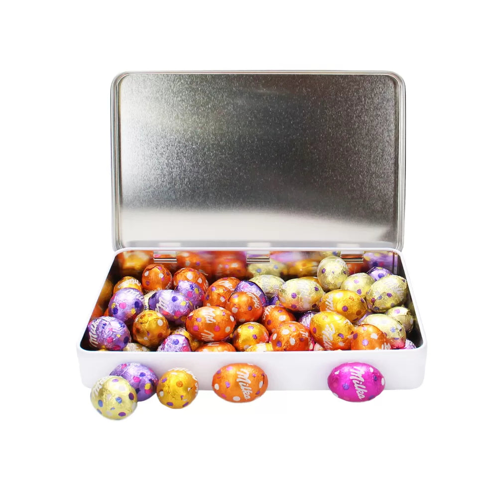 Milka paaseitjes - Tinbox P - PERSO - 290g
