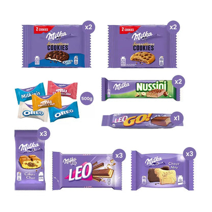 Milka Snack Box XL - FAMILY PACK - 1143g