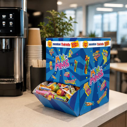 Mix of Minis uitdeelbox - Fruit-Tella, Mentos, Look-o-Look, Chupa Chups - 1230g