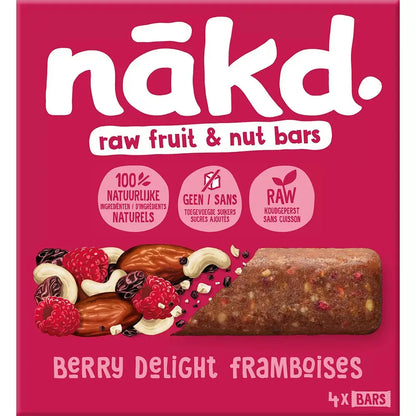 Nakd Berry Delight - vegan fruit bars - 35g x18