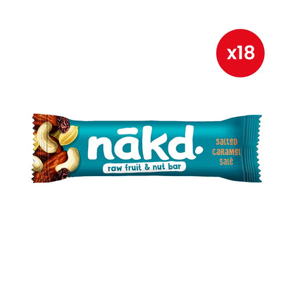 Nakd Salted Caramel - vegan fruit bars - 35g x18