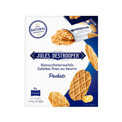 Natuurboterwafels Pockets - 144g