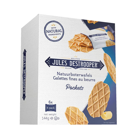 Natuurboterwafels Pockets - 144g