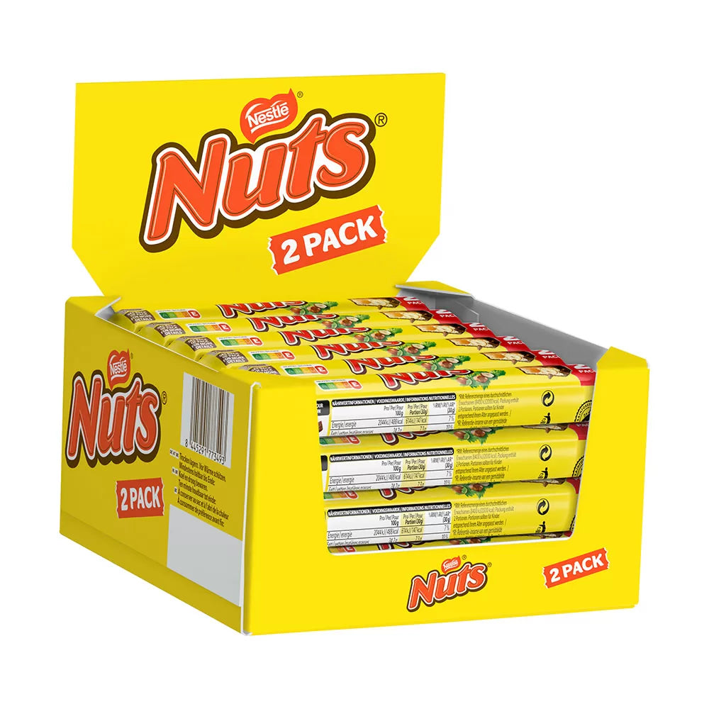 Nestlé Nuts Chocolate bar 60g x 24