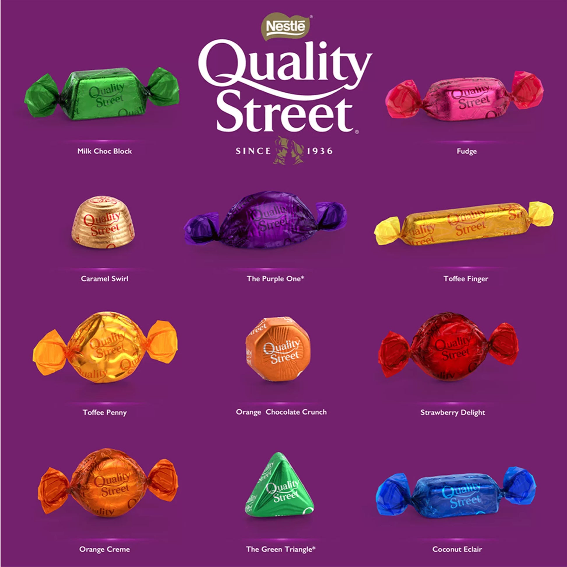 Nestlé Quality Street Box - Snoepblik - Megabox bonbons - 2500g