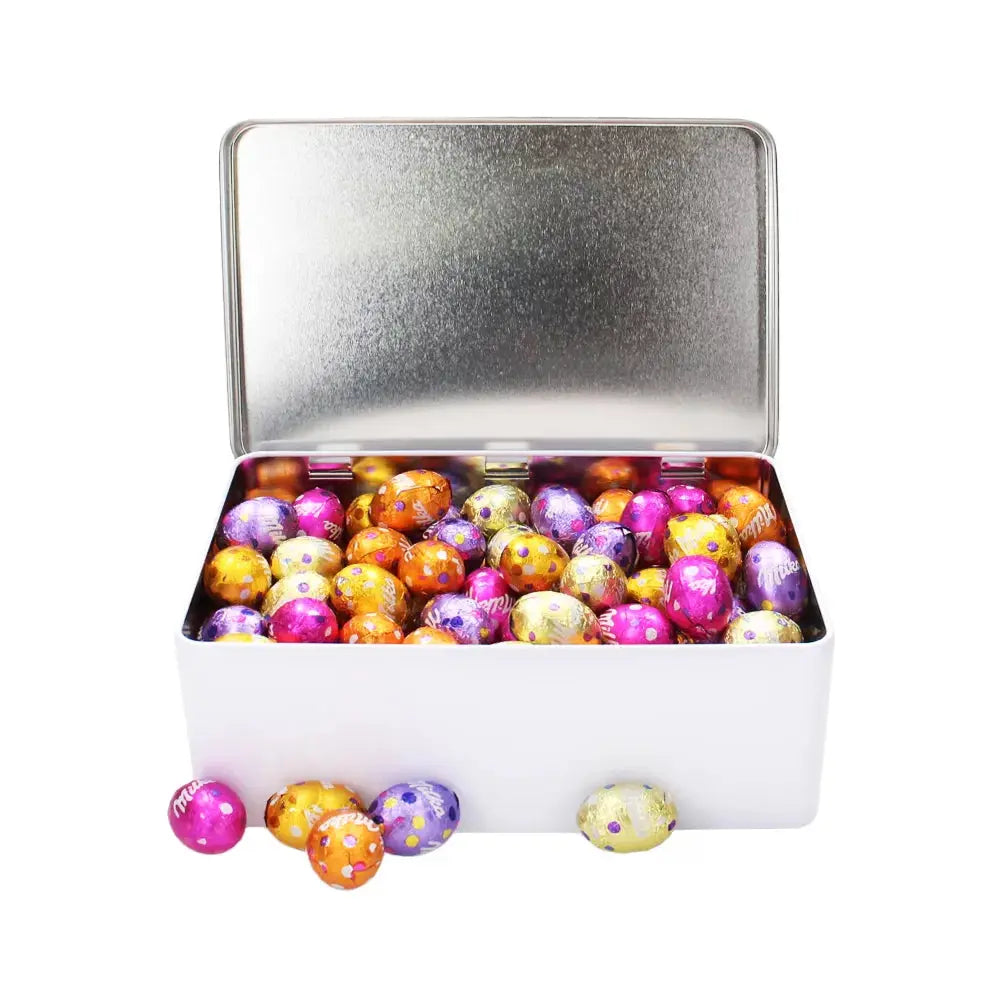 Oude referentie - Milka paaseitjes in tin doos - 800g
