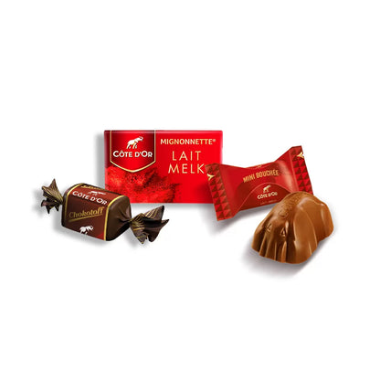 The best of Côte d'Or Collection box "Je t'aime" - Mini Bouchée, Mignonnette Melk & Chokotoff - 600g