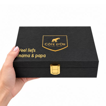The best of Côte d’Or in houten kistje - PERSO - 360g