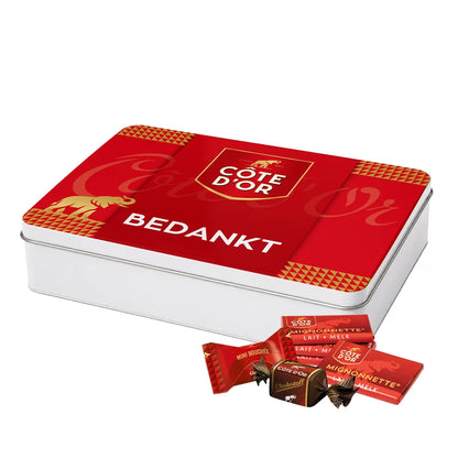 The best of Côte d'Or XL Collection box "Bedankt" - Mini Bouchée, Mignonnette Melk & Chokotoff - 750g