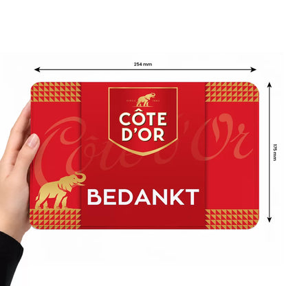 The best of Côte d'Or XL Collection box "Bedankt" - Mini Bouchée, Mignonnette Melk & Chokotoff - 750g