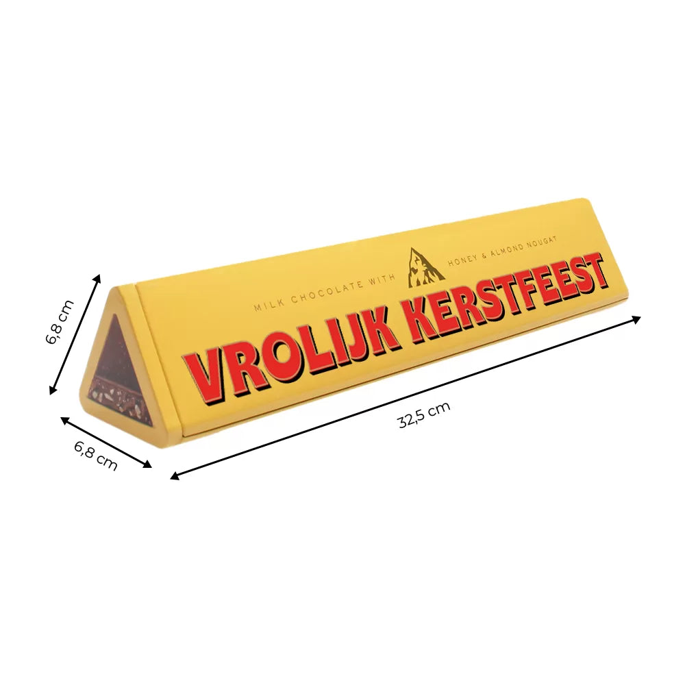 Toblerone premium tinbox "Vrolijk Kerstfeest" - 340g
