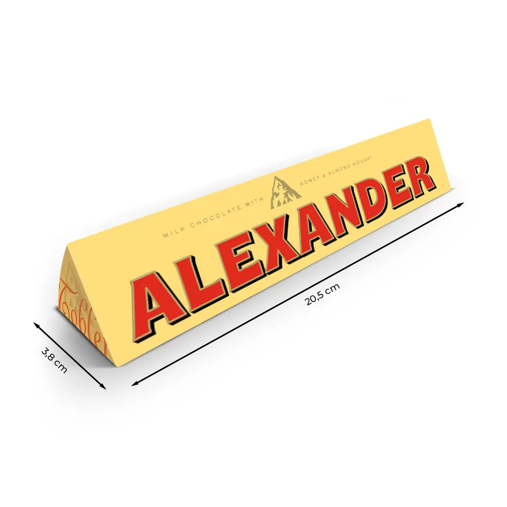 Toblerone sleeve - PERSO - 100g