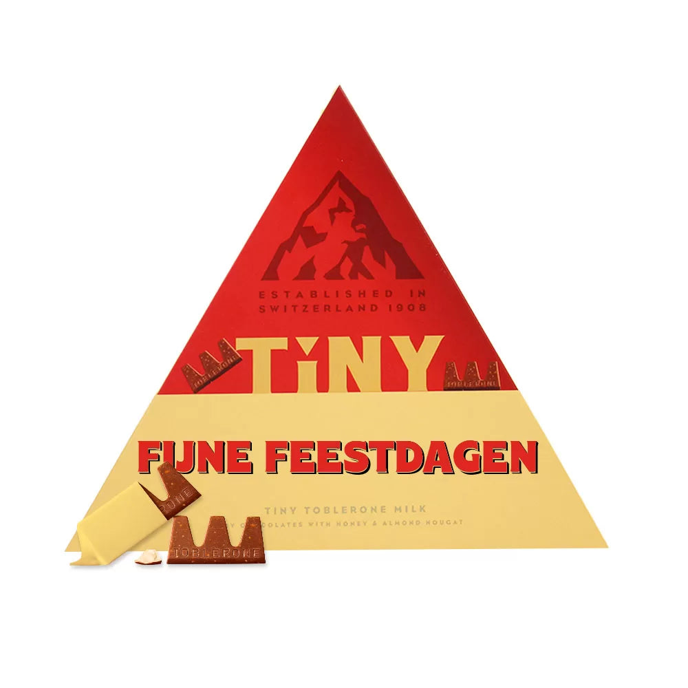 Toblerone Tiny deluxe geschenkdoos "Fijne feestdagen" - 224g