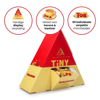 Toblerone Tiny melk displaybox - 480g Toblerone