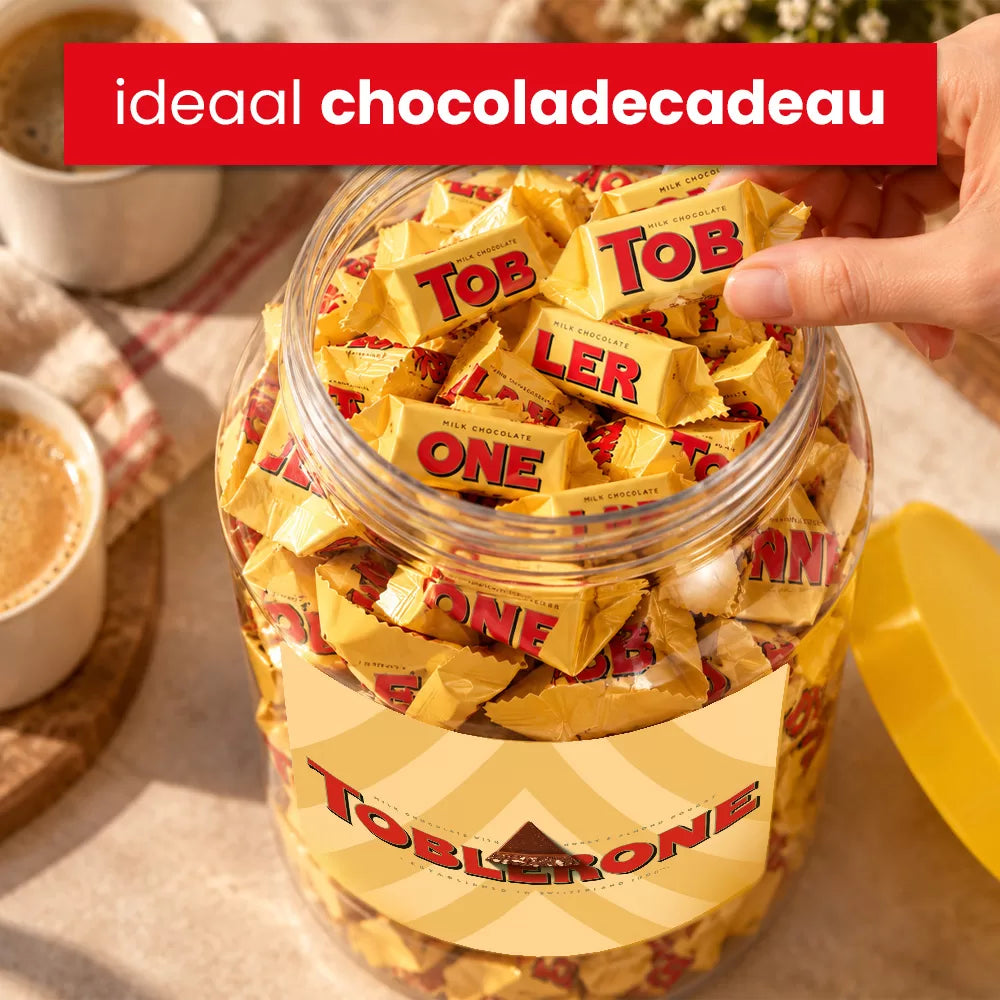 Toblerone Tiny - melkchocolade met nougat, amandelen & honing - 1000g