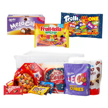 XXL partybox met snoep, chocolade, koekjes en popcorn - 3434g