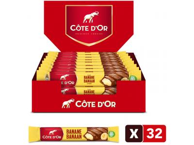 Côte d'Or chocoladerepen - melkchocolade met banaan - 48g x 32