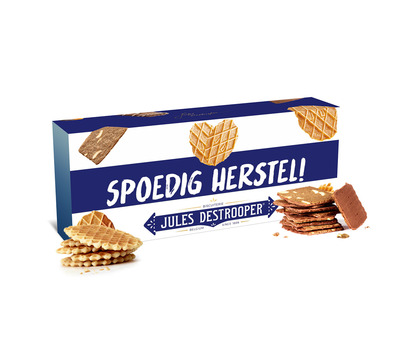 Jules Destrooper Parijse Wafels (100g) & Amandelbrood met chocolade (125g) - 