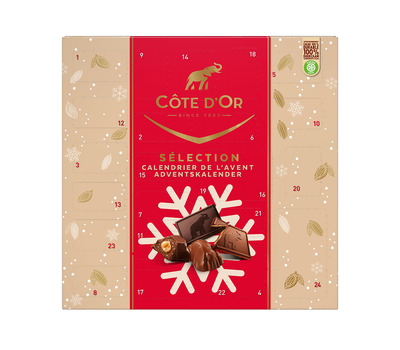 Côte d'Or chocolade adventskalender - tel af tot Kerst - 235g