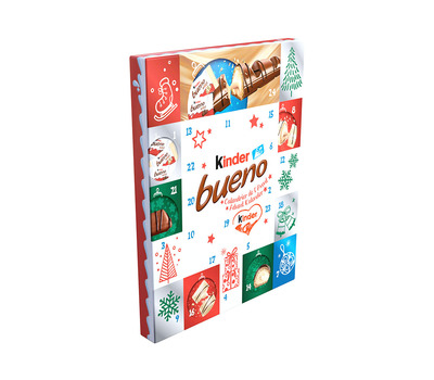 Kinder Bueno Adventskalender  - tel af tot Kerst - 167g