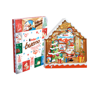 Kinder Advent kerstpakket: Kinder Adventskalender + Kinder Bueno Adventskalender - 351g