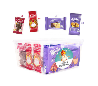 Lotus Biscoff, Libeert & Milka Sinterklaas mix - 572g