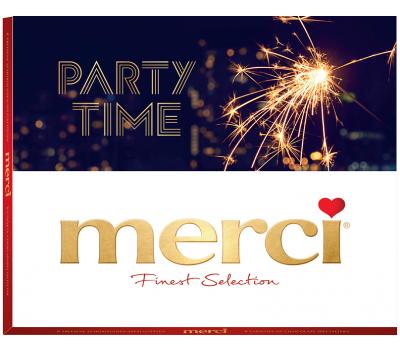 merci party time - merci Finest Selection Assorti chocolade - 8 smaken - 250g