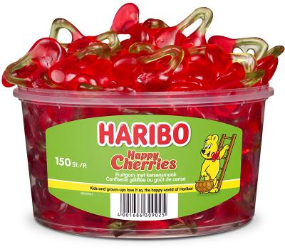 Haribo Happy Cherries - 150 stuks - 1200g